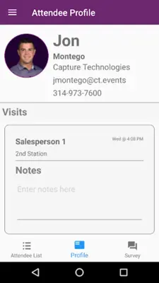 Capture Leads android App screenshot 1